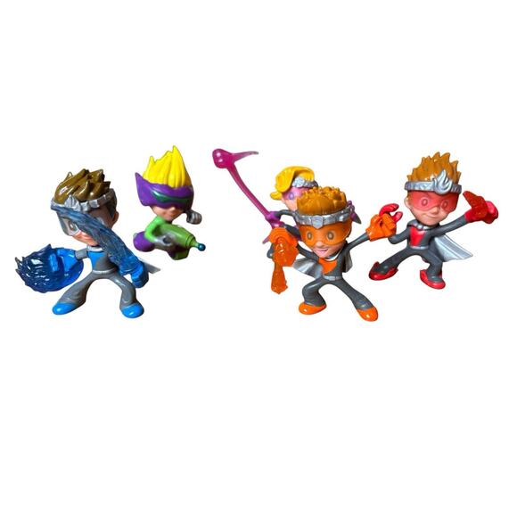 Ninja Kidz Lot Of Figures 12 Pieces Mummy Disc Girl Boy - Picture 2 of 9